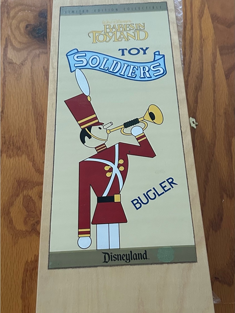 Disney Toy Soldiers Bugler in box in Red and Gold #86 out of 100 made